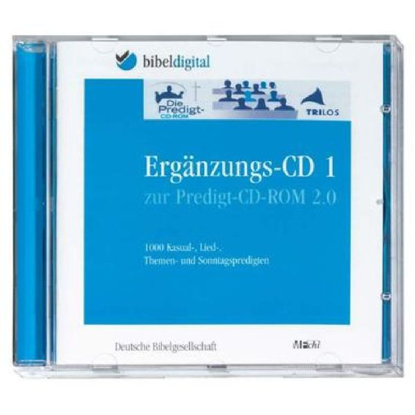 Ergänzungs-CD zur Predigt-CD-ROM 2.0