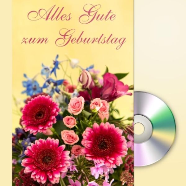 Produktbild - Alles Gute zum Geburtstag - Faltkarte mit CD