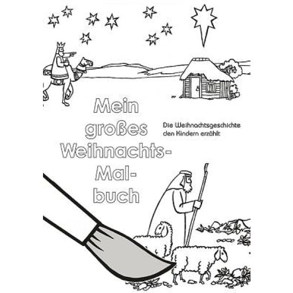 Produktbild - Mein großes Weihnachtsmalbuch