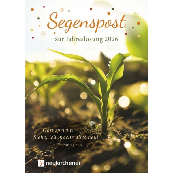 Produktbild des Artikels Segenspost zur Jahreslosung 2026 (Buch - Geheftet)
