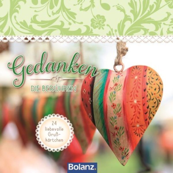 Produktbild des Artikels Gedanken die berühren - Miniaufstellbuch (Buch - Spiralbindung)