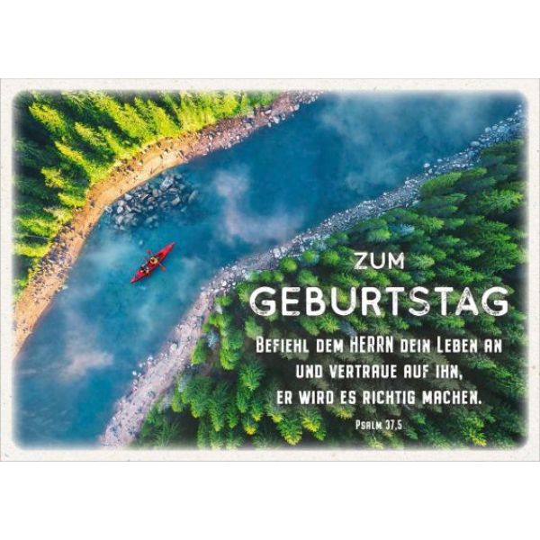 Postkartenserie "Befiehl dem Herrn - Geburtstag" 12 Stk.