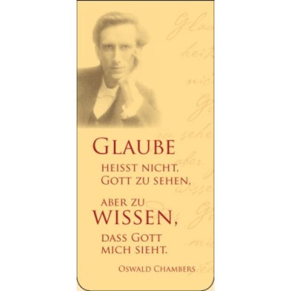 Produktbild des Artikels Magnetlesezeichen - "Oswald Chambers" ()