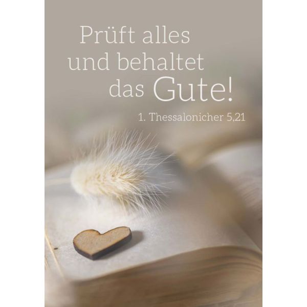Jahreslosung 2025 Poster A4 "Buch" SCM Shop.de