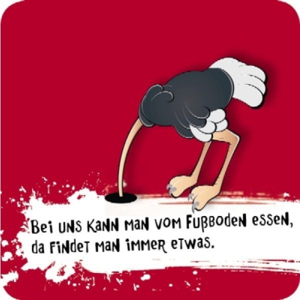 Produktbild - Magnet "Bei uns kann man vom Boden essen"