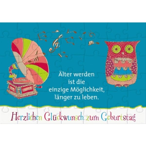 Produktbild - Puzzlekarten "Älter werden..."