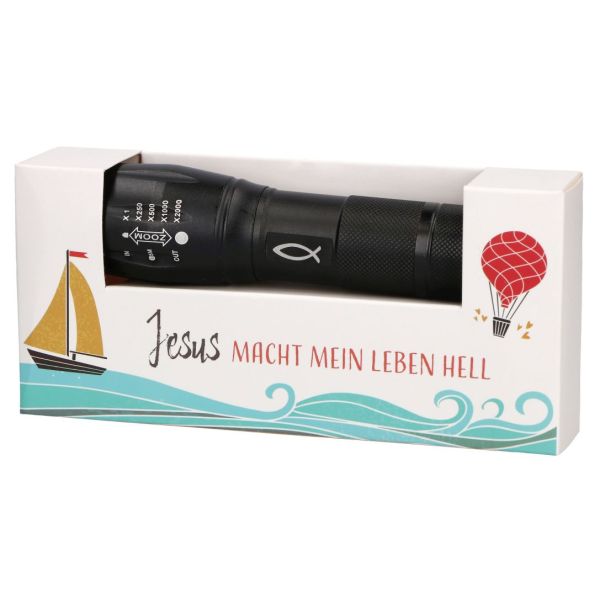 Produktbild des Artikels Taschenlampe "Jesus macht mein Leben hell" ()