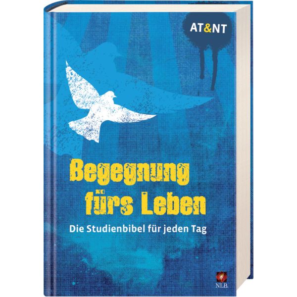 Produktbild des Artikels Begegnung fürs Leben, Motiv "Taube blau" (Bibel - Gebunden)