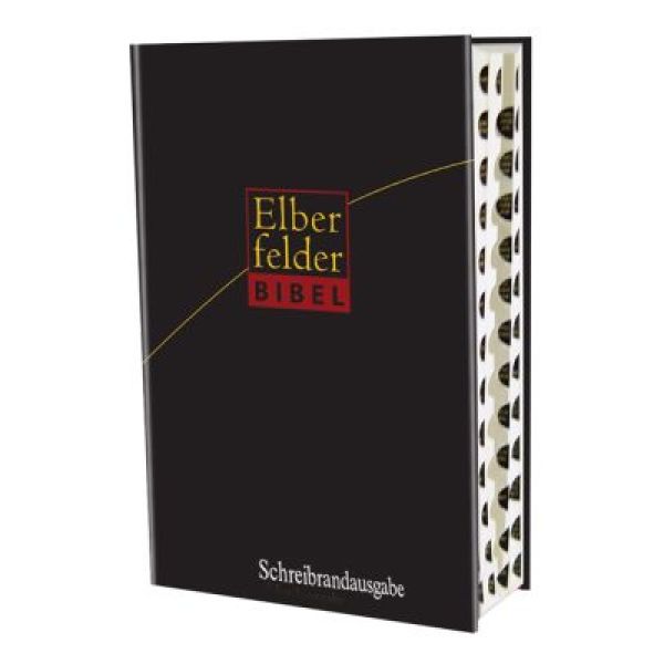 Produktbild des Artikels Elberfelder Bibel - Großausgabe mit Schreibrand und Griffregister (Bibel - Gebunden)