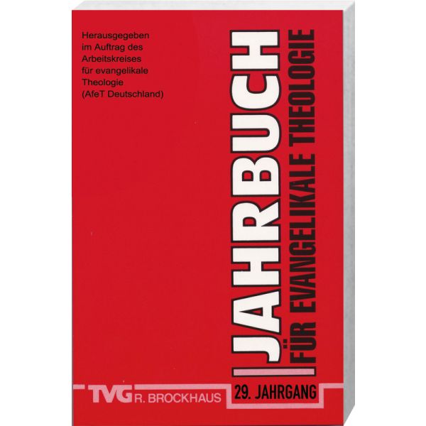 Produktbild des Artikels Jahrbuch für evangelikale Theologie 2015 (Buch - Paperback)