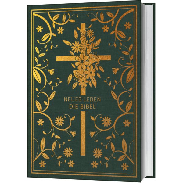 Neues Leben. Die Bibel - Golden Grace Edition, Waldgrün