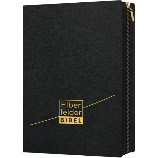 Produktbild des Artikels Elberfelder Bibel - Taschenausgabe, Leder mit Reißverschluss (Bibel - Leder)