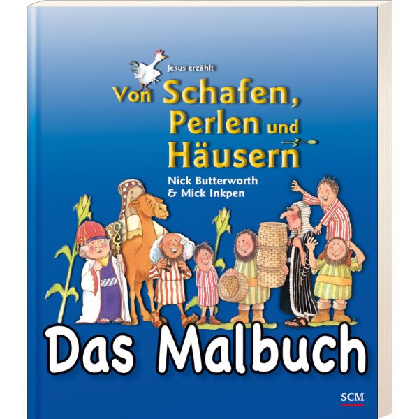 Von Schafen, Perlen und Häusern - Das Malbuch