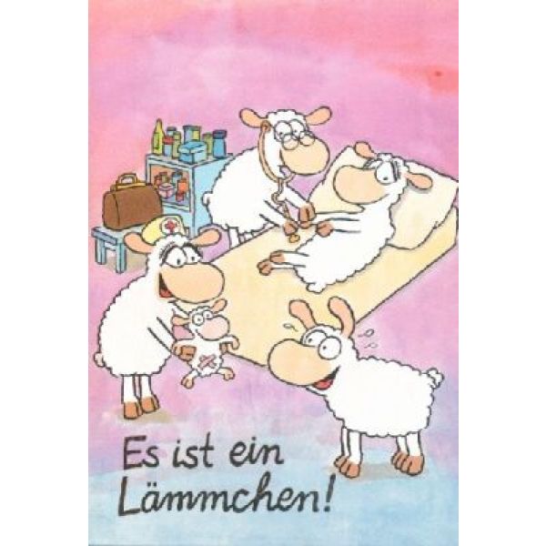 Produktbild des Artikels Doppelkarte Es ist ein Lämmchen! (Schreibwaren)