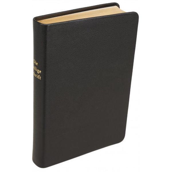 Produktbild des Artikels Die heilige Schrift - Taschenausgabe Leder, Goldschnitt, schwarz (Bibel - Leder)