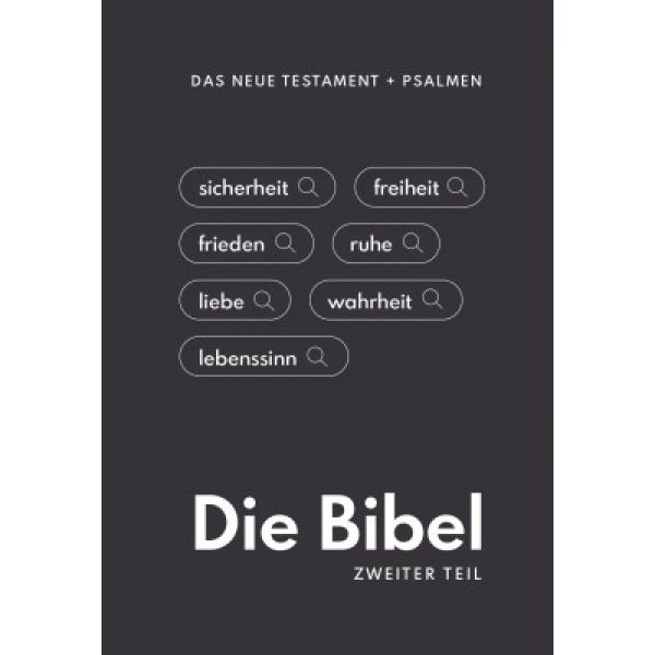Produktbild des Artikels Das neue Testament mit Psalmen - anthrazit (Bibel - Kartoniert)