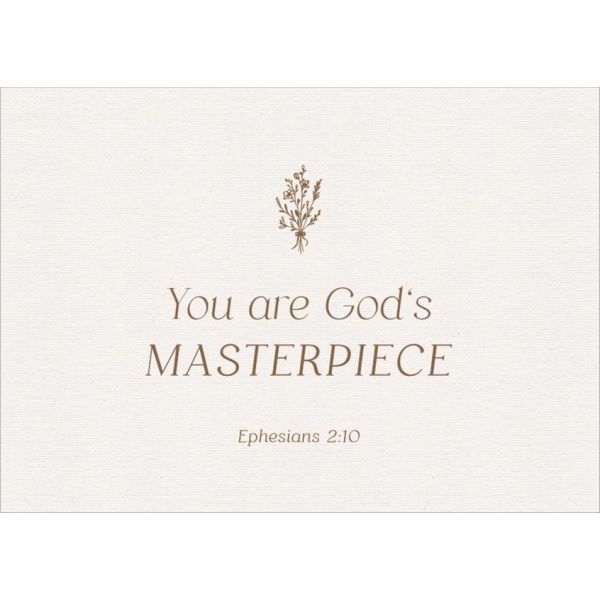 Produktbild des Artikels Postkarten "You are God's Masterpiece" 12 Stk. (Schreibwaren)