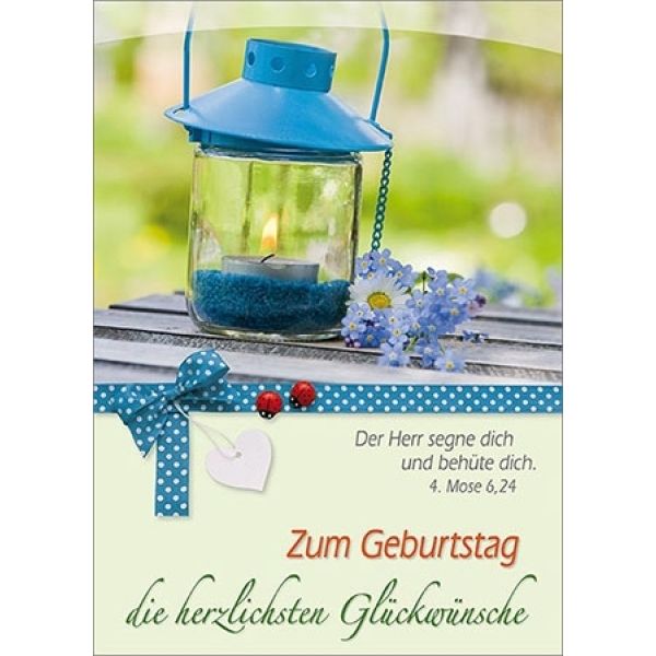 Produktbild des Artikels Postkarten Geburtstag, 6 Stück (Schreibwaren)