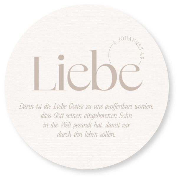 Produktbild des Artikels Wandschmuckbild: Liebe - 25cm ()