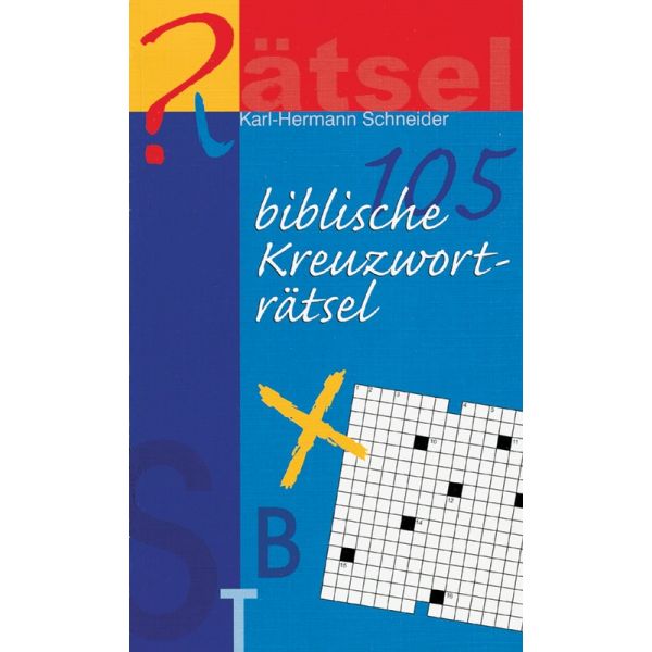 Produktbild - 105 biblische Kreuzworträtsel