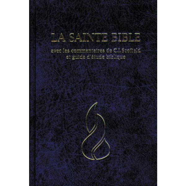 Produktbild - Studienbibel französisch - Scofield blau