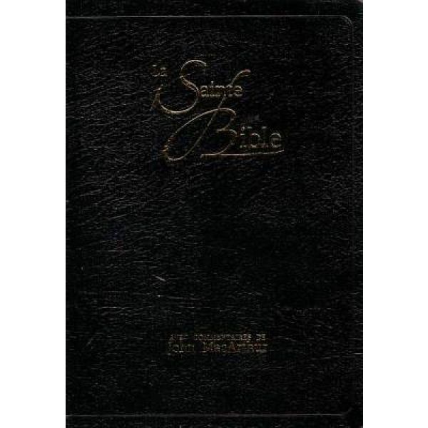Produktbild - Studienbibel französisch NEG - schwarz, Goldschnitt