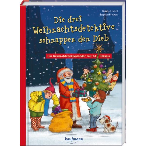 Produktbild des Artikels Die drei Weihnachtsdetetektive schnappen den Dieb - Adventskalender (Buch - Gebunden)