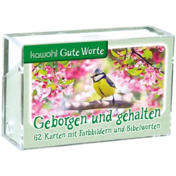 Produktbild des Artikels Geborgen und gehalten - Karten (Schreibwaren)