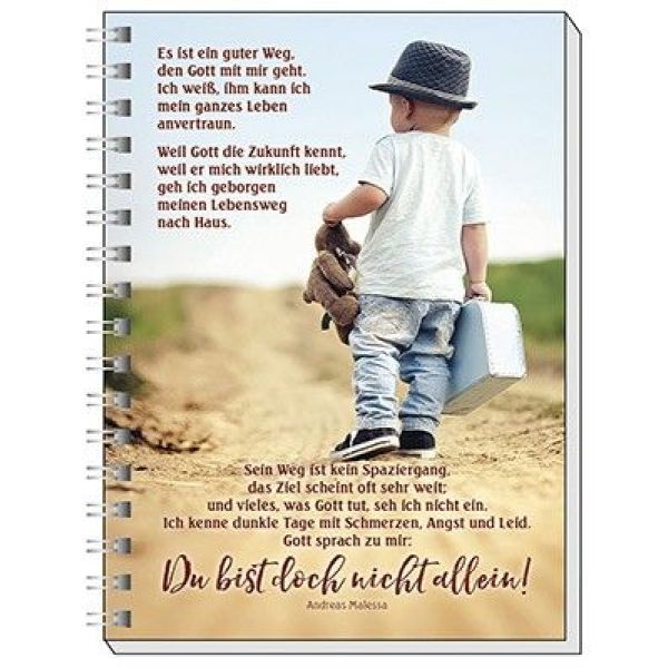 Produktbild des Artikels Memo Block A6: Es ist ein guter Weg (Schreibwaren - Spiralbindung)