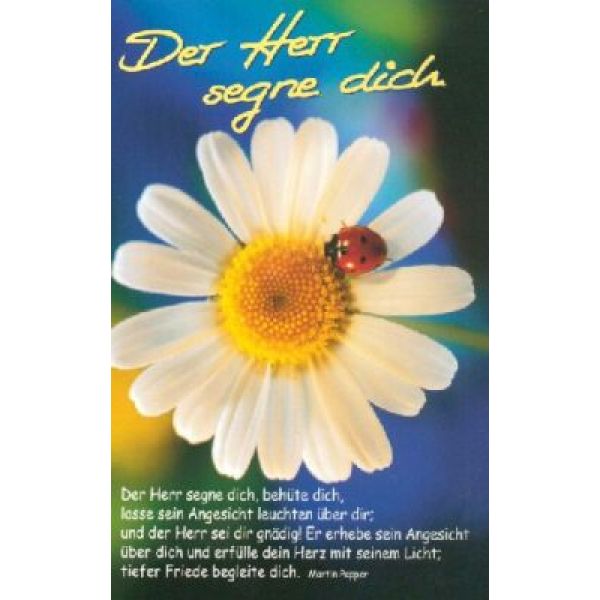 Produktbild des Artikels CD-Card: Der Herr segne dich - Konfirmation (Schreibwaren)
