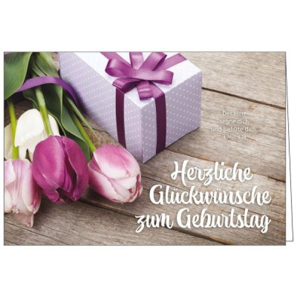Produktbild des Artikels Faltkarte: Herzliche Glückwünsche zum Geburtstag (Schreibwaren)