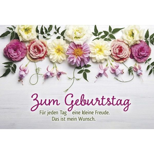 Faltkarte Zum Geburtstag Schreibwaren