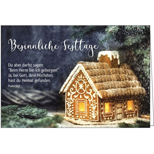 Produktbild des Artikels Faltkarte: Besinnliche Festtage (Schreibwaren)