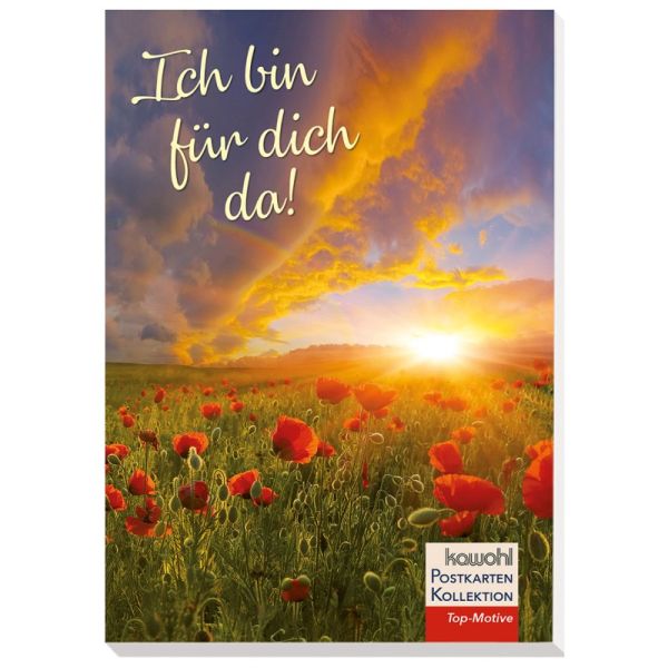 Produktbild des Artikels Postkartenbuch: Ich bin für dich da! (Buch - Kartoniert)