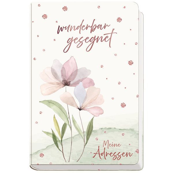 Produktbild - Wunderbar gesegnet - Adressbuch