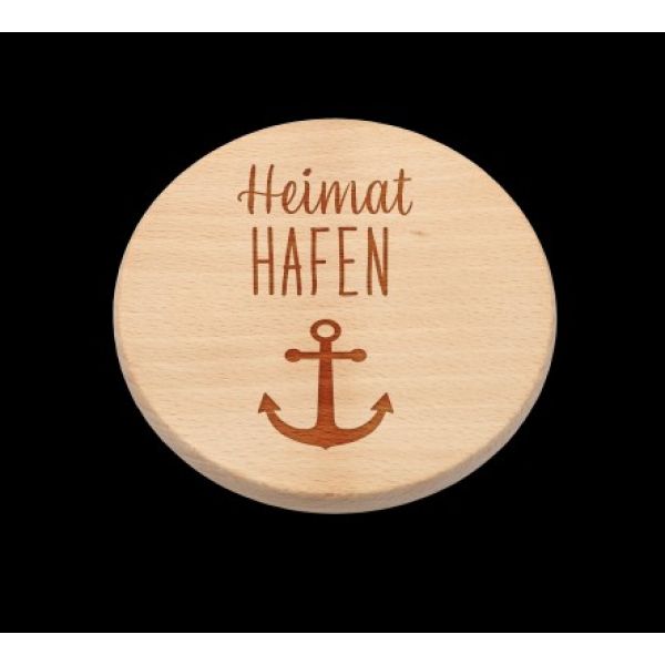 Gläseruntersetzer "Heimathafen"