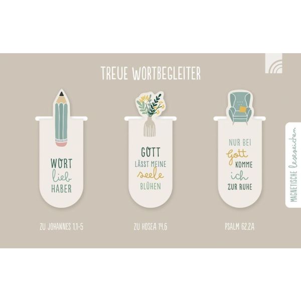 Produktbild des Artikels Lesezeichen "Treue Wortbegleiter" (3er-Set) ()