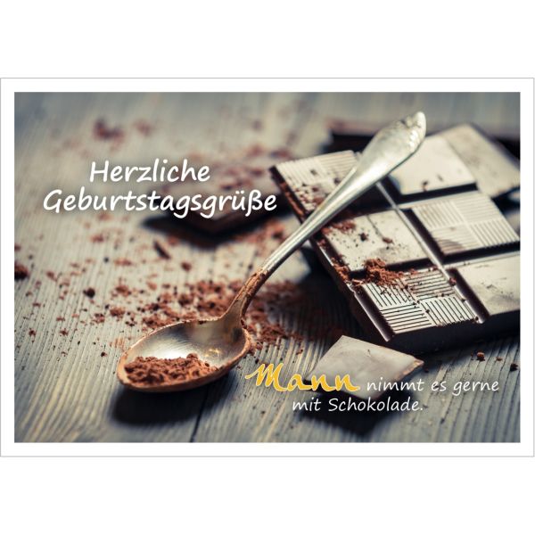 Produktbild des Artikels Herzliche Geburtstagsgrüße - Postkarte (Schreibwaren)