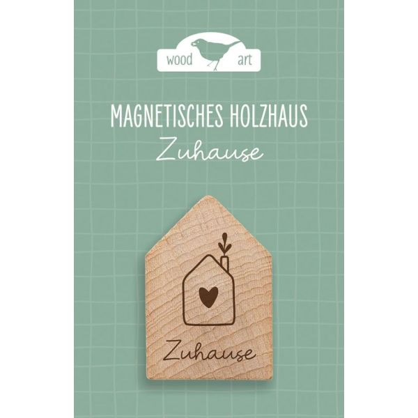 Produktbild des Artikels Holzhaus Magnet "Zuhause" ()