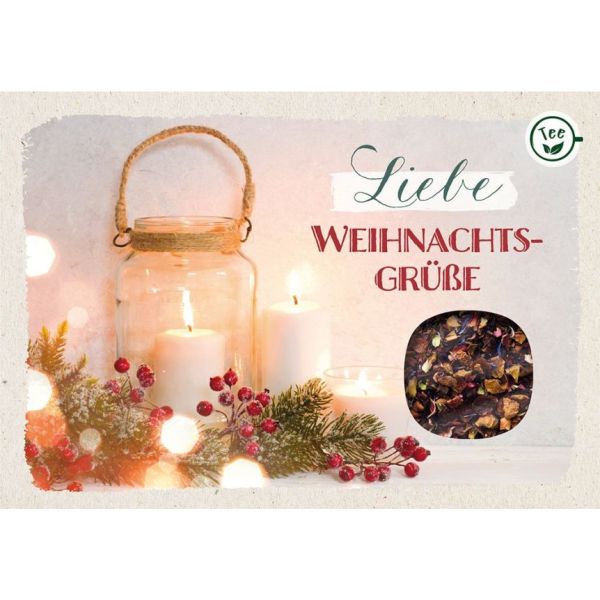 Produktbild des Artikels Teekarte - Liebe Weihnachtsgrüße (Lebensmittel)
