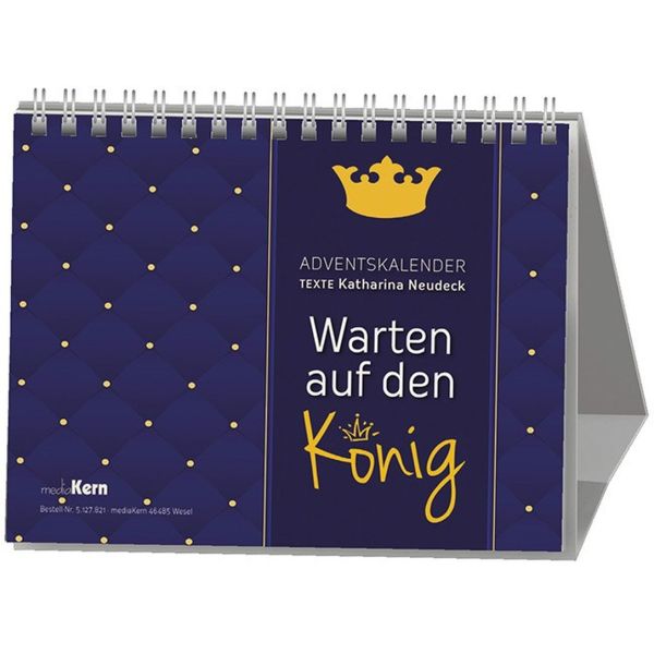Produktbild des Artikels Warten auf den König - Adventskalender (Spiralbindung)