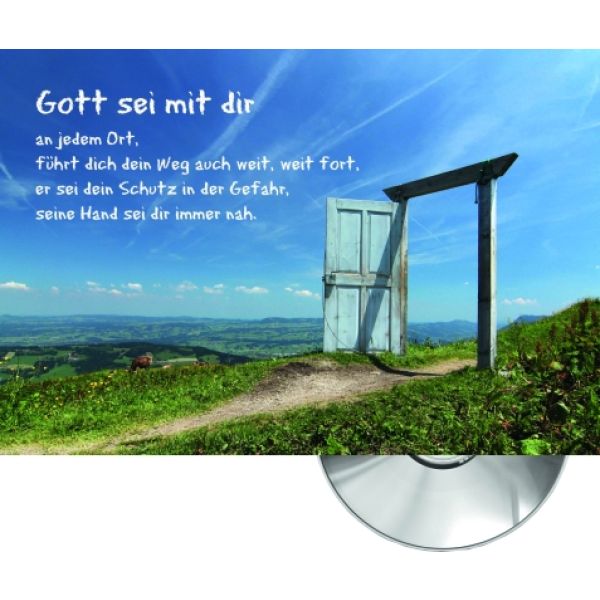 Produktbild des Artikels CD-Card: Gott sei mit dir (Schreibwaren)