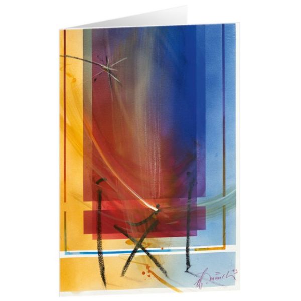 Produktbild des Artikels Kunstkarten "An der Krippe" 5 Stk. (Schreibwaren)