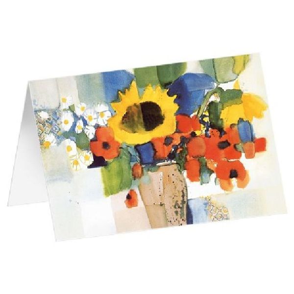Produktbild des Artikels Kunstkarten "Sommerstrauß" 5 Stk. (Schreibwaren)