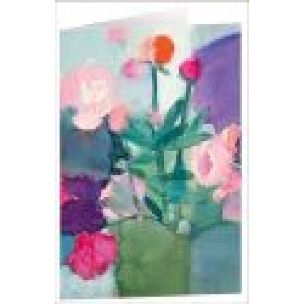 Produktbild des Artikels Kunstkarten "Pfingstrosen" 5 Stk. (Schreibwaren)