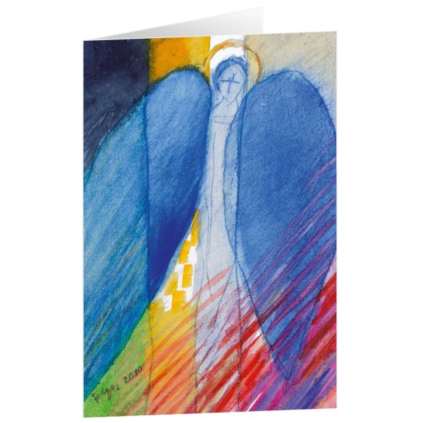 Produktbild des Artikels Kunstkarten "Engel aus dem Regenbogen" 5 Stk. (Schreibwaren)