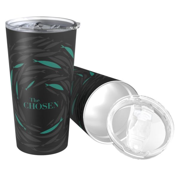 Produktbild des Artikels Coffee-To-Go-Becher "Gegen den Strom" ()