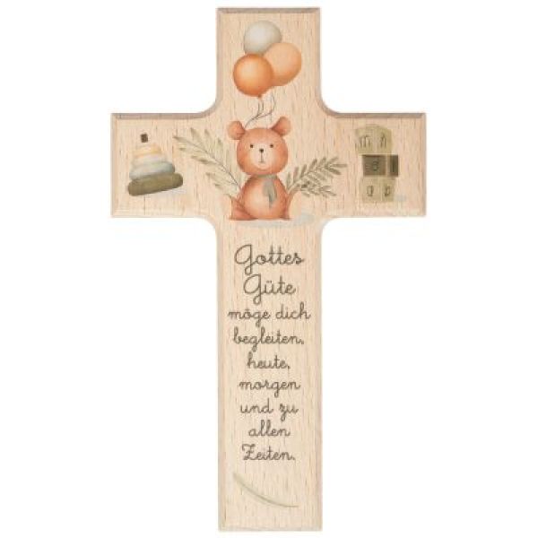 Produktbild des Artikels Holzkreuz Kinder "Gottes Güte" ()