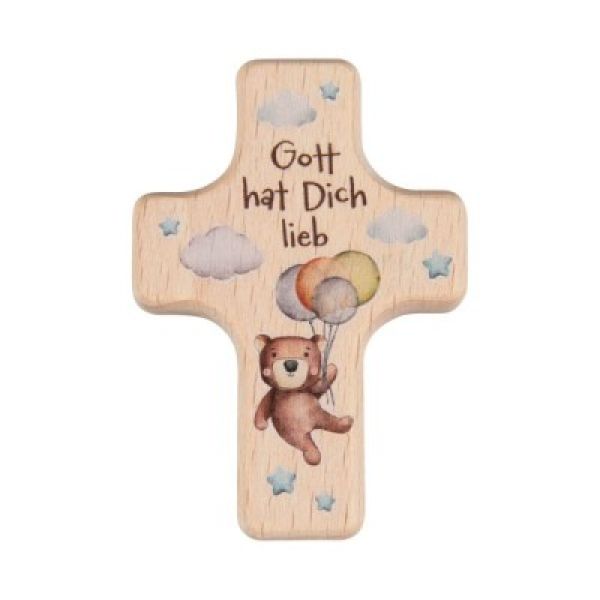 Produktbild des Artikels Handschmeichler Kreuz "Bär" ()