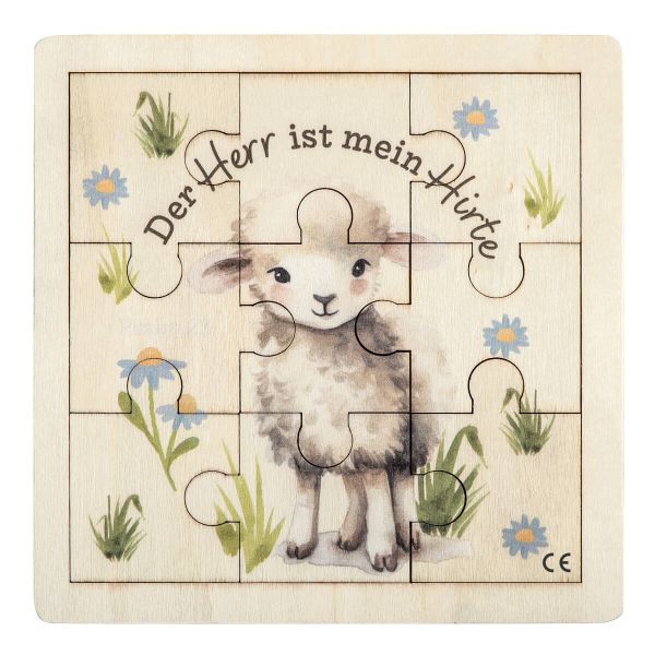 Produktbild des Artikels Holzrahmenpuzzle "Schäfchen" ()